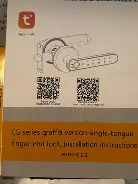 Tuya Keyless Entry Door Lock Smart Biometric Fingerprint Lock Safe Front Door